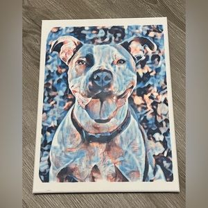Colorful "Pitty” canvas